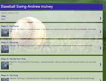 Tablet Screenshot of baseballswing-andrewmulvey.blogspot.com