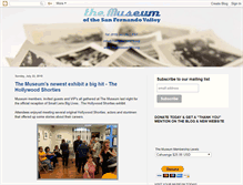 Tablet Screenshot of museumsanfernandovalley.blogspot.com