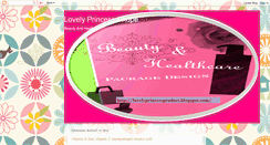 Desktop Screenshot of lovelyprincessproduct.blogspot.com