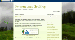 Desktop Screenshot of fermentumsgeoblog.blogspot.com