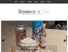 Tablet Screenshot of happinessischic.blogspot.com