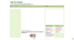 Desktop Screenshot of hightechgadgets01.blogspot.com