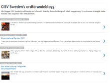Tablet Screenshot of cisvordforande.blogspot.com
