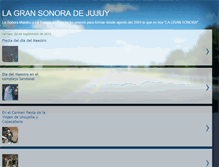 Tablet Screenshot of lagransonoradejujuy.blogspot.com