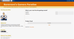Desktop Screenshot of dansgamersparadise.blogspot.com