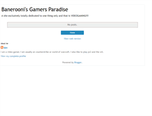 Tablet Screenshot of dansgamersparadise.blogspot.com