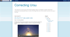 Desktop Screenshot of correctingursu.blogspot.com