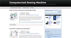 Desktop Screenshot of computerizedsewingmachine.blogspot.com