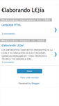 Mobile Screenshot of elaboremoslejia.blogspot.com