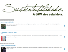 Tablet Screenshot of jewsustentabilidade.blogspot.com