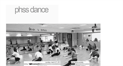 Desktop Screenshot of phssdance.blogspot.com