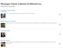 Tablet Screenshot of okanaganclassiccabinets.blogspot.com