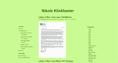 Desktop Screenshot of nikoleklinkhamer.blogspot.com