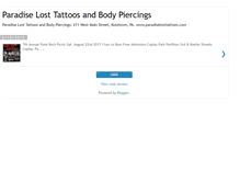 Tablet Screenshot of paradiselosttattoos.blogspot.com