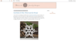 Desktop Screenshot of bellejewelrydesigns.blogspot.com