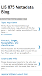 Mobile Screenshot of lis875metadata.blogspot.com