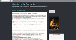 Desktop Screenshot of historiafarmacia.blogspot.com