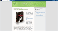 Desktop Screenshot of cancerbookreviews.blogspot.com