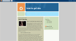 Desktop Screenshot of howtoget-abs.blogspot.com