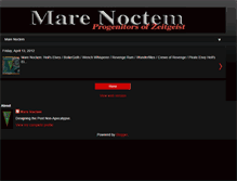 Tablet Screenshot of marenoctem.blogspot.com