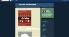 Desktop Screenshot of 1941dodge.blogspot.com