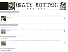 Tablet Screenshot of katecottendesigns.blogspot.com