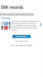Mobile Screenshot of dskrecords.blogspot.com