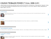 Tablet Screenshot of colegioteobaldopower6nivel.blogspot.com