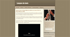 Desktop Screenshot of langue-de-bois.blogspot.com