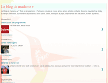 Tablet Screenshot of madamev.blogspot.com