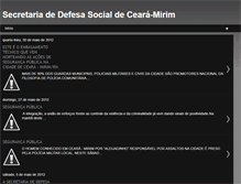 Tablet Screenshot of defesasocialcm.blogspot.com