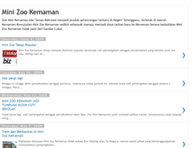 Tablet Screenshot of mini-zoo-kemaman.blogspot.com