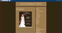 Desktop Screenshot of everybloomingthing.blogspot.com