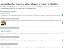 Tablet Screenshot of investoradvocate.blogspot.com