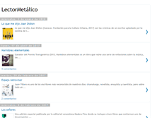 Tablet Screenshot of lectormetalico.blogspot.com