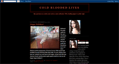 Desktop Screenshot of coldbloodedlives.blogspot.com