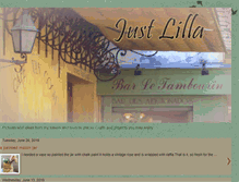 Tablet Screenshot of justlilla.blogspot.com