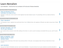 Tablet Screenshot of learn-mentalism-now.blogspot.com