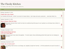 Tablet Screenshot of cheekykitchen.blogspot.com