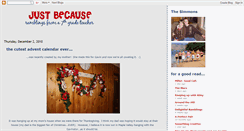 Desktop Screenshot of annejustbecause.blogspot.com