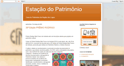 Desktop Screenshot of estacaodopatrimonio.blogspot.com