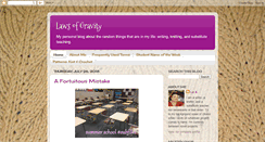 Desktop Screenshot of lawsofgravity.blogspot.com
