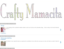 Tablet Screenshot of crafty-mamacita.blogspot.com