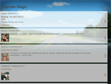 Tablet Screenshot of bramblemagic.blogspot.com