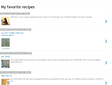 Tablet Screenshot of amiesrecipes.blogspot.com