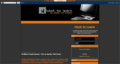 Desktop Screenshot of hackbuzz.blogspot.com