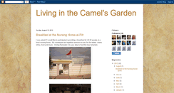 Desktop Screenshot of camelsgarden.blogspot.com