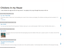 Tablet Screenshot of chickensinmyhouse.blogspot.com