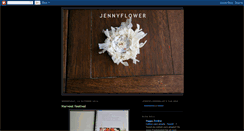 Desktop Screenshot of jennyflowerblue.blogspot.com