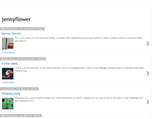 Tablet Screenshot of jennyflowerblue.blogspot.com